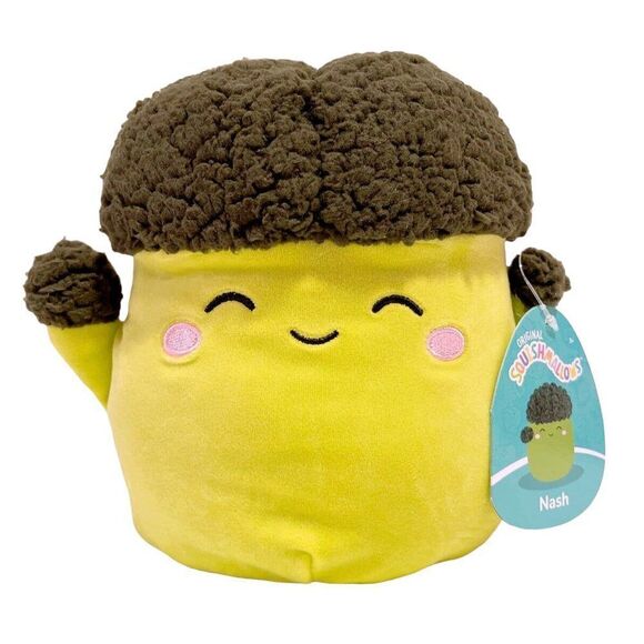 Squishmallows kellytoy Veggie Squad Plush Doll Toy (8" Nash The Broccoli) 8" Na - Picture 1 of 2